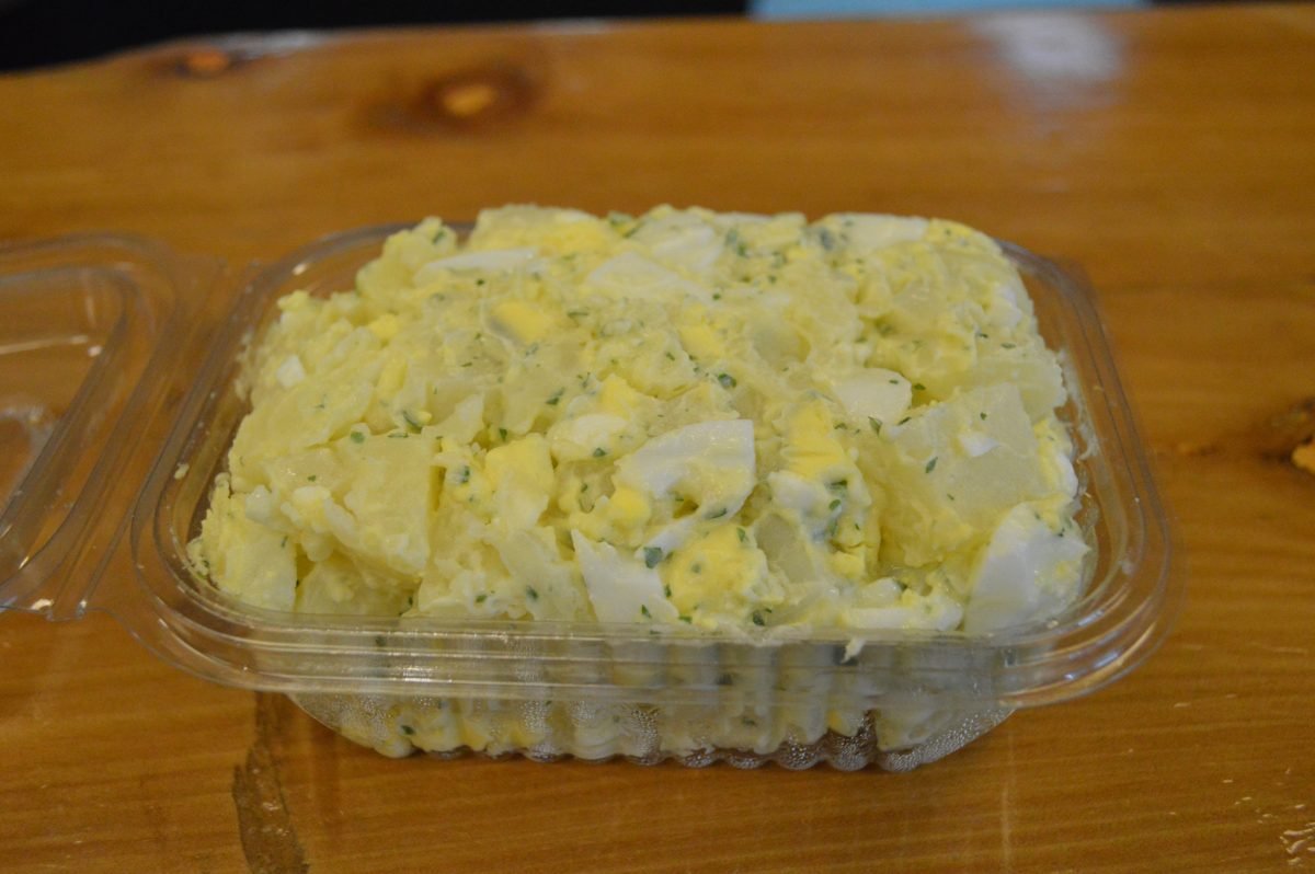Ensalada de papa y huevo