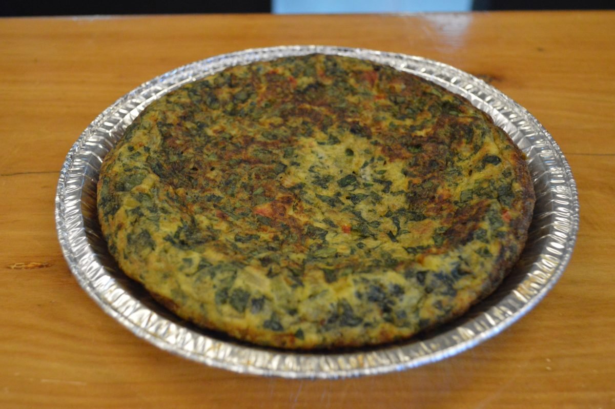 Tortilla de espinaca