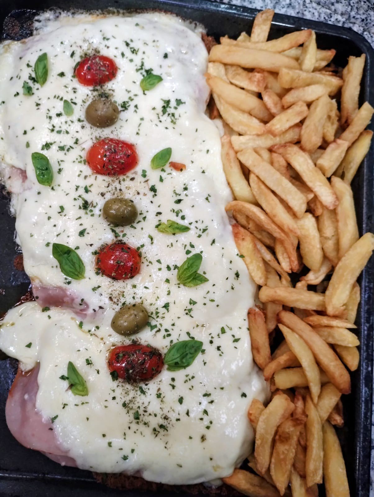Milanesa de Nalga Napolitana