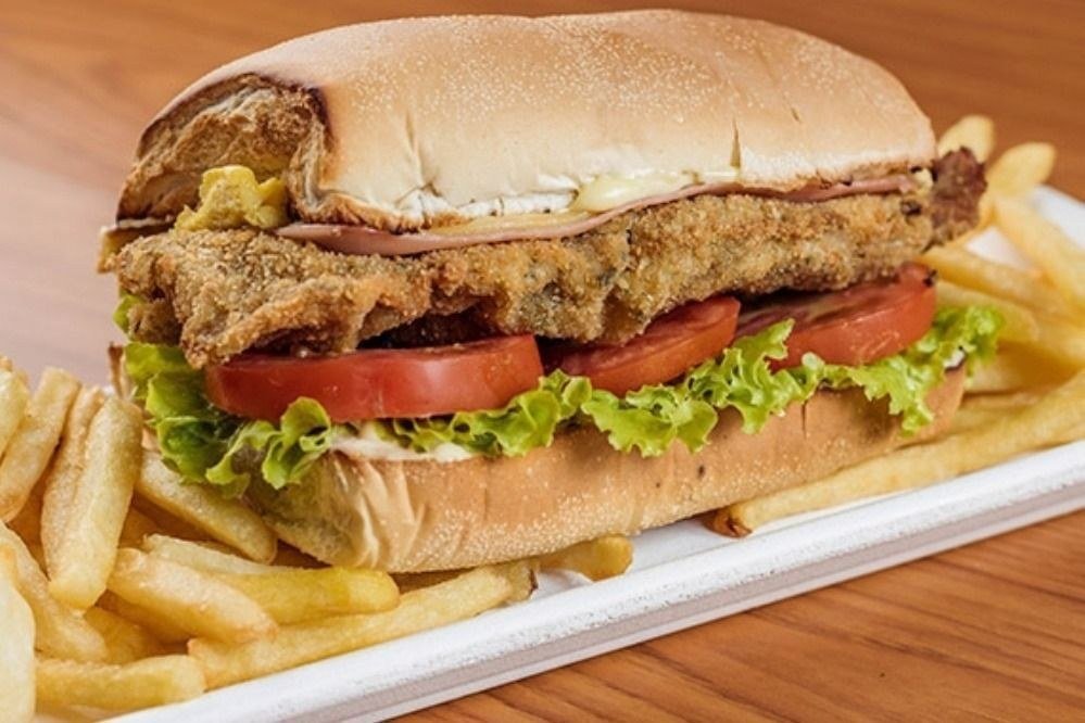 Sandwich de Milanea de Carne