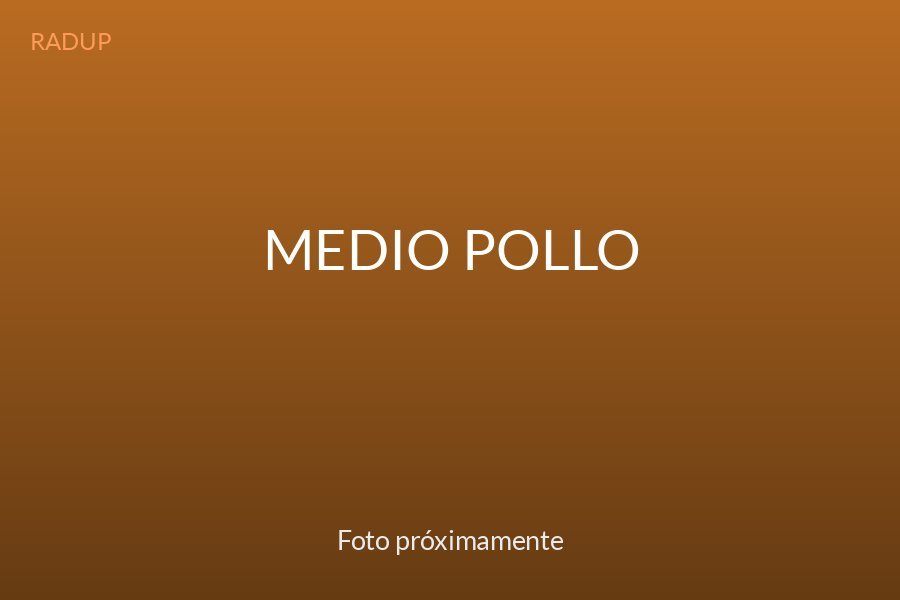 Medio pollo