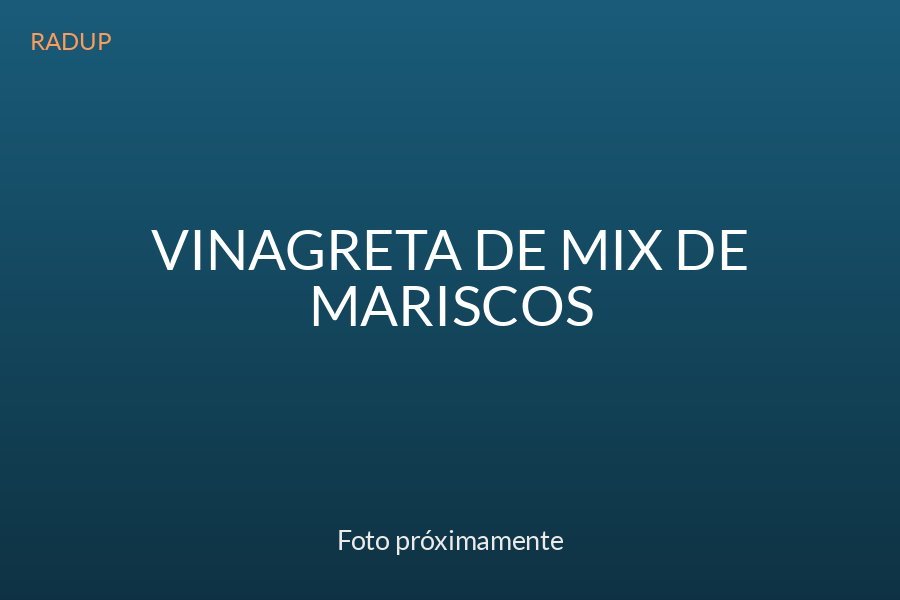 Vinagreta de mix de mariscos